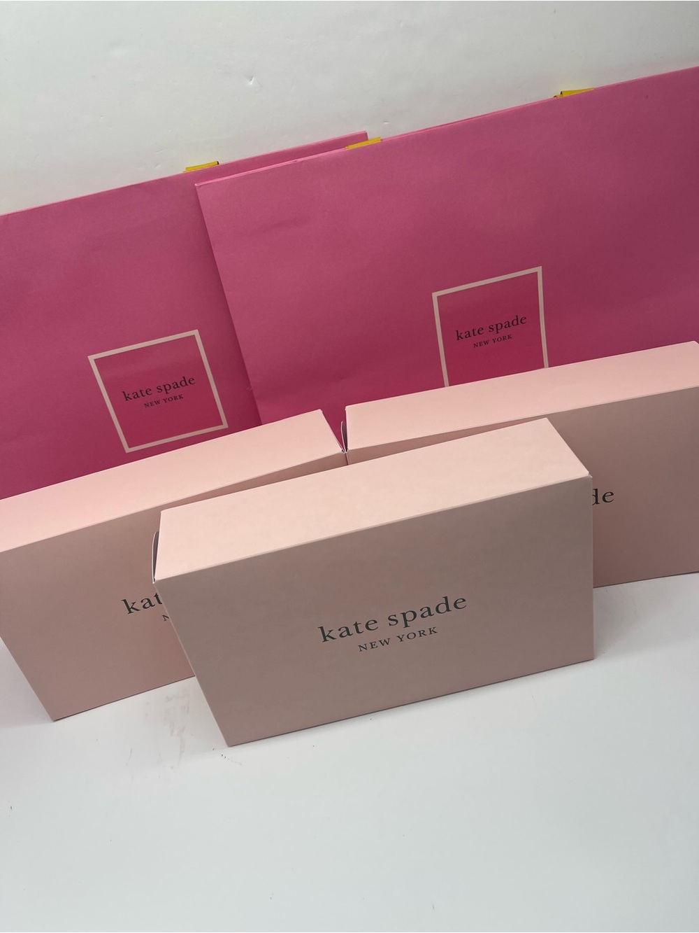 kate spade Pink Tote Packaging and Gift Boxes Set of 3 New - Picture 6 of 16